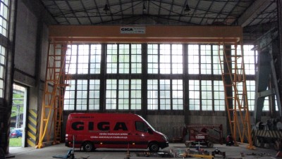 Double girder gantry crane GPMJ 12,5t/16,38m, KODA JS, a.s., Plze