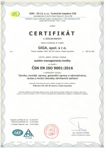 ISO 9001 2023 CZ