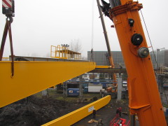 Montáž mostového jeřábu GDMJ 10t, 35m